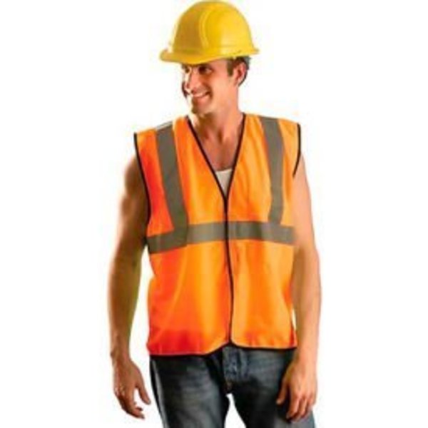 Occunomix OccuNomix Value Mesh Standard Vest, Class 2, Hi-Vis Orange, L/ XL, ECO-GC-OL/XL ECO-GC-OL/XL